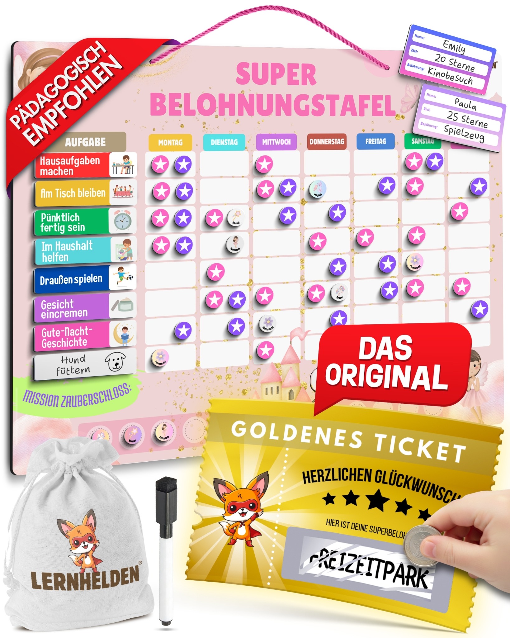 belohnungstafel prinzessin